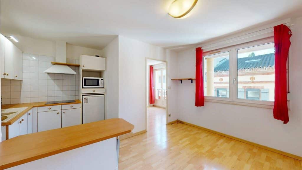 Vente Appartement T1Bis de 30,36 m² – Secteur – Toulouse Roseraie-Bonnefoy
