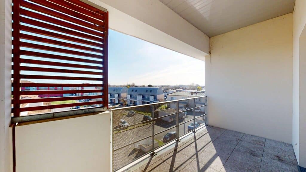 A VENDRE - Appartement T2 avec balcon et stationnements à Launaguet