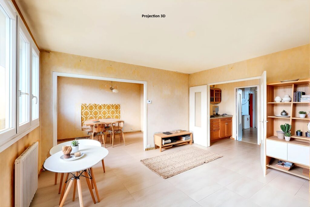 À vendre T3 de 73 m² avec balcons – Beau potentiel à exploiter