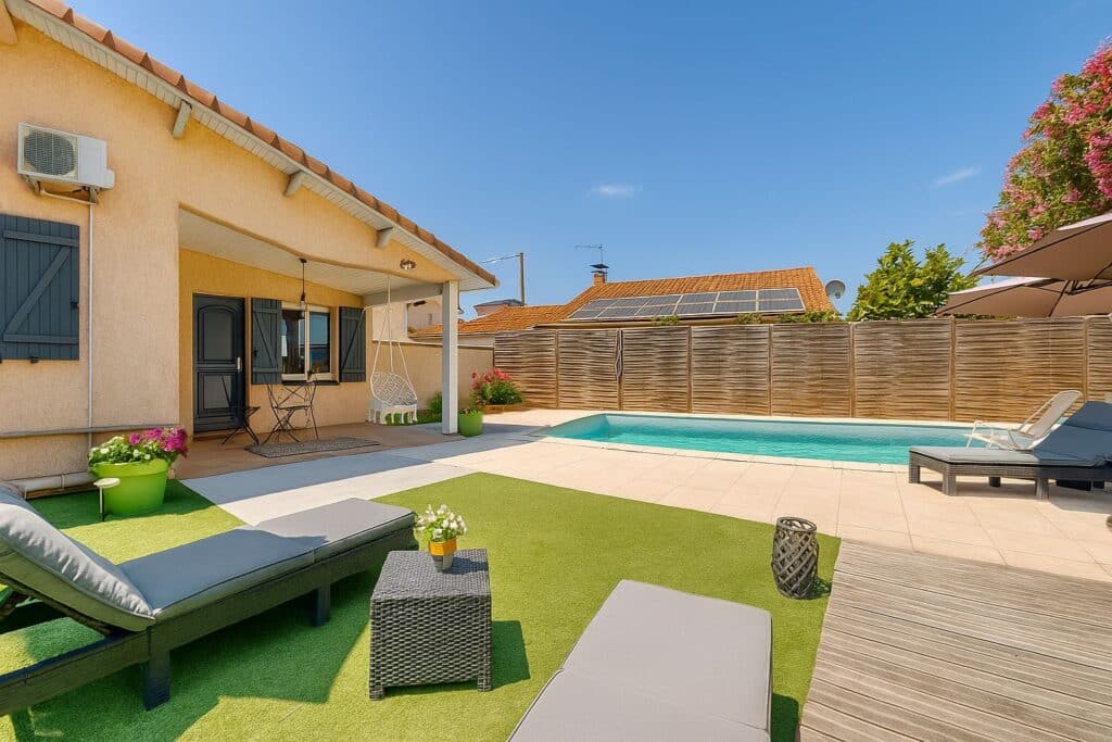 SUD CROIX DE PIERRE LYCEE GALLIENI Maison T6 avec garage jardin et piscine