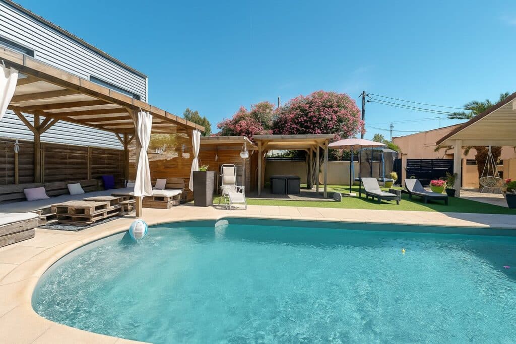 SUD CROIX DE PIERRE LYCEE GALLIENI Maison T6 avec garage jardin et piscine