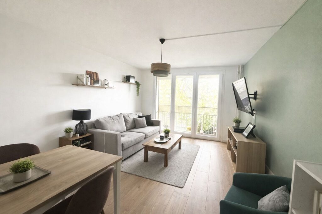 Appartement À Vendre T3 aux allées de Barcelone au 4 ème étage avec ascenseur